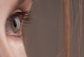 A womans eye close up Royalty Free Stock Photo
