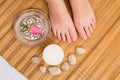 Womans feet after a pedicure Royalty Free Stock Photo