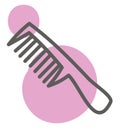 Womans haircomb, icon