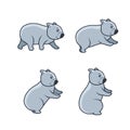 Wombat Sitting Sprite