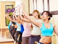 Women in aerobics class. Royalty Free Stock Photo