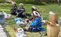 Women of the asia tribal Royalty Free Stock Photo