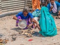 Women baking scones in Haridwar