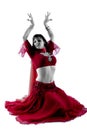 Women belly dancer Royalty Free Stock Photo