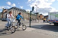 Women biking in Stockholm