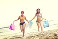 Women Bikini Shopping Bags Beach Summer Concept