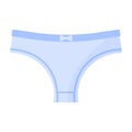 Women blue sport pantie. Fashion concept