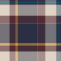 Vector Seamless Plaid pattern illustration. Vintage College Look plaid for fashion textile design.