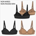Padded Plunge Bra for Girl And Women Wear