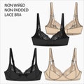 Padded Plunge Bra for Girl And Women Wear