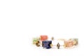 Women bracelet colorful Murano glass Royalty Free Stock Photo