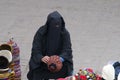 Women with burka, Marrakesh Morocco Royalty Free Stock Photo