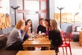 Women in cafe Royalty Free Stock Photo
