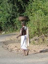 Women carry goods on their head