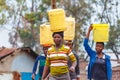 Women carrying water