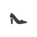 Women Casual shoe vector icon