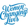 Women Changing Lives Empowering Quote Royalty Free Stock Photo