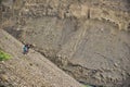 Women and children look for and gather from the slopes of the mountains near the village of Shimshal all kinds of dry burdock