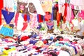 Women clothing outdoor market stall