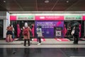 Women only coach on the Kajang Line Mass Rapid Transit (MRT). Royalty Free Stock Photo