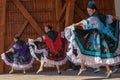 Women dancers from Colombia in traditional costume