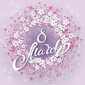Women day background Royalty Free Stock Photo