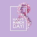 Women day background Royalty Free Stock Photo