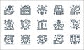 women day line icons. linear set. quality vector line set such as equality, rose, womens day, love, location, perfume, rose, woman