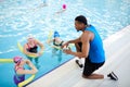 Women Doing Aqua Aerobics