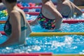 Women Doing Water Aerobics Outdoor in a Swimming Pool