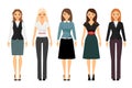 Women dress code illustration