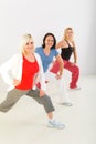 Women during exercising Royalty Free Stock Photo