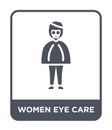 women eye care icon in trendy design style. women eye care icon isolated on white background. women eye care vector icon simple Royalty Free Stock Photo