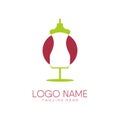 Women fashion logo and icon design