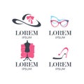 Women Fashion Logo Set