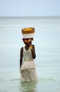 Women fishing in mosambique
