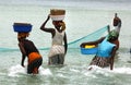 Women fishing in mosambique