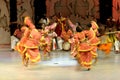 Women folk dance performance