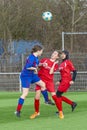 Women of FV 09 Eschersheim win the soccer game at the 15. of February with 2:1 against SG Bornheim