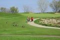Women Golfing 2 Royalty Free Stock Photo