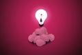 Women have great creative power in the light bulb