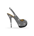 Women high heel shoes vector Royalty Free Stock Photo