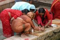 Women in hindu temple