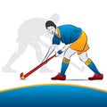 Women hockey player Royalty Free Stock Photo