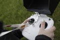 Women holding drone pilot