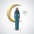 Women in islam poster