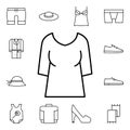 Women jacket icon. Detailed set of clothes icons. Premium quality graphic design. One of the collection icons for websites, web