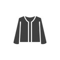 Women jacket vector icon