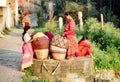 Women of Kathmandu, Nepal Royalty Free Stock Photo