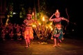 Women Kecak Fire Dance Royalty Free Stock Photo
